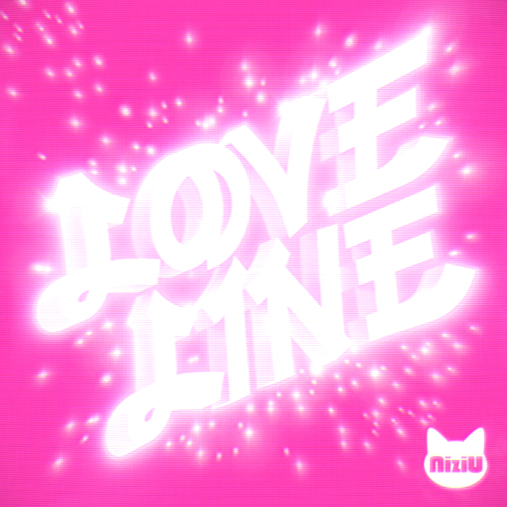 NiziU Korea 2nd Single Album 'LOVE LINE' album cover